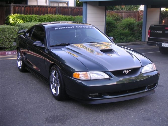 1999-2004 Mustang Fiberglass A36 Heat Extractor Hood - view 3