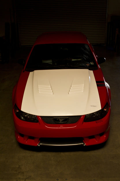 1999-2004 Mustang Fiberglass A70 Heat Extractor Hood - view 2