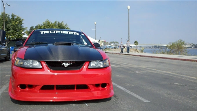 2003-2004 Mustang Carbon Fiber Mach 1 A65 Hood - view 6