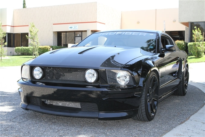 2005-2009 Mustang Carbon Fiber A45 Hood - view 3