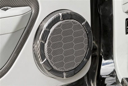 2005-2009 Mustang Carbon Fiber LG106 Speaker Rings - view 2