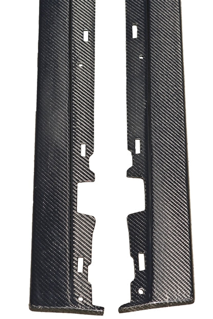 2005-2009 Mustang Carbon Fiber LG109 Side Skirt Splitters - view 2