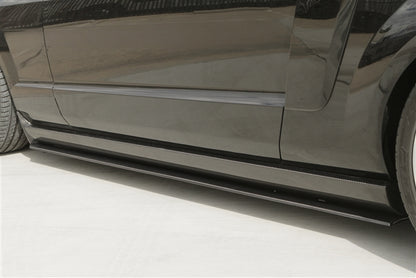 2005-2009 Mustang Carbon Fiber LG109 Side Skirt Splitters