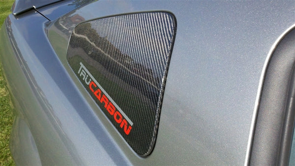 2005-2009 Mustang Carbon Fiber LG43 Window Covers - view 2