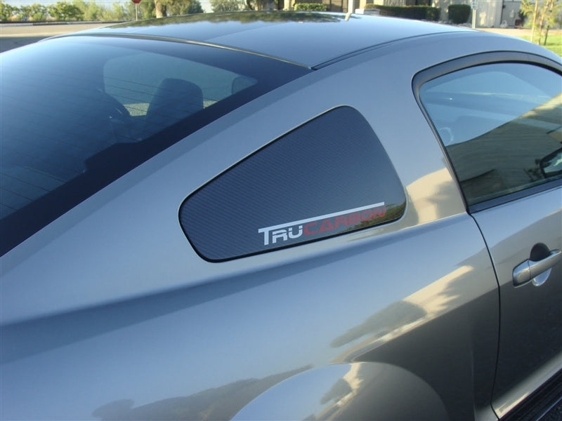 2005-2009 Mustang Carbon Fiber LG43 Window Covers - view 3