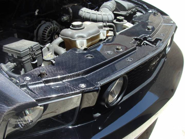 2005-2009 Mustang Carbon Fiber LG50 Radiator Cover - view 2