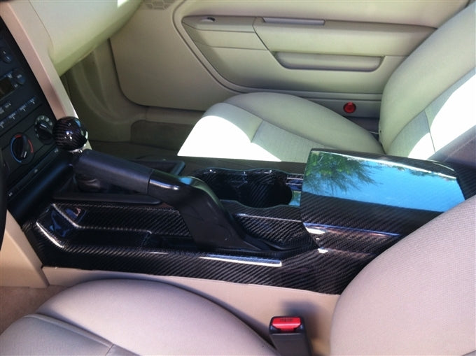 2005-2009 Mustang Carbon Fiber LG95 Center Console - view 3