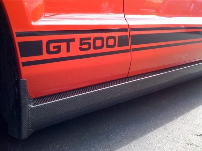2005-2009 Mustang Carbon Fiber XR2 Side Skirts - view 2