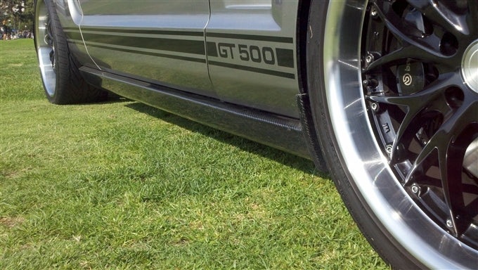 2005-2009 Mustang Carbon Fiber XR2 Side Skirts - view 3