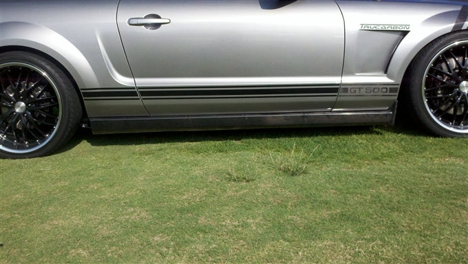 2005-2009 Mustang Carbon Fiber XR2 Side Skirts - view 4