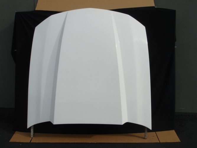 2005-2009 Mustang Fiberglass A49-3 Heat Extractor Hood - view 3
