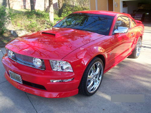 2005-2009 Mustang Fiberglass A51 Ram Air Hood