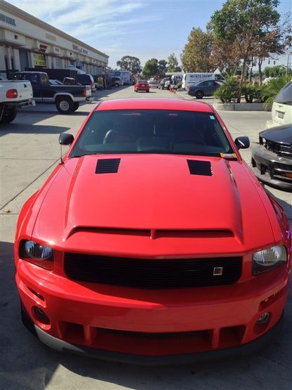 2005-2009 Mustang Fiberglass A53 Ram Air Hood - view 4