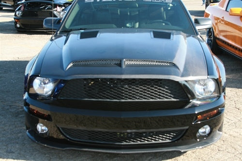2005-2009 Mustang GT500 Carbon Fiber A53KR Ram Air Hood - view 3