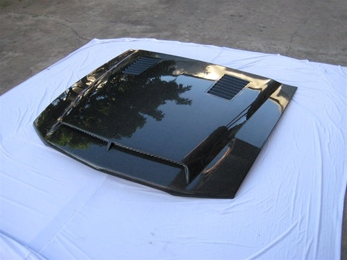 2005-2009 Mustang GT500 Carbon Fiber A53KR Ram Air Hood - view 4