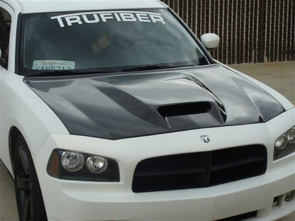 2005-2010 Charger Carbon Fiber A23 Hood - view 4