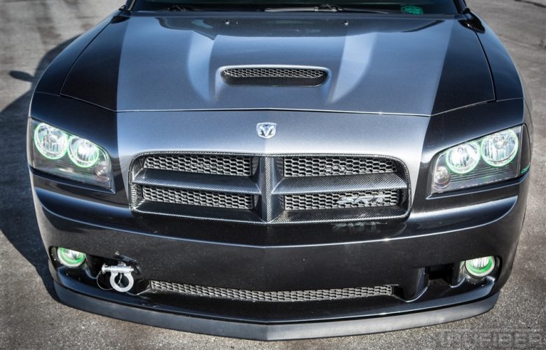 2005-2010 Charger Carbon Fiber LG154 Front Bumper Grille - view 5