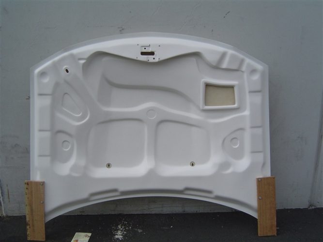 2005-2010 Charger Fiberglass A23 Ram Air Hood - view 4