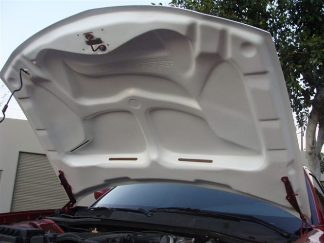 2005-2010 Charger Fiberglass A58 Ram Air Hood - view 3