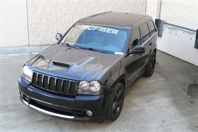 2005-2010 Cherokee Carbon Fiber A23 Hood - view 2
