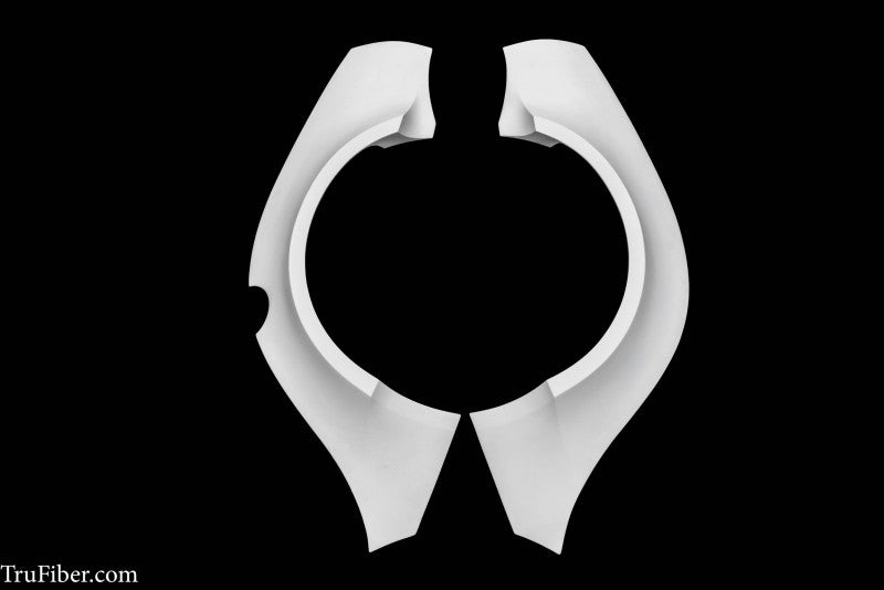 2005-2013 C6 Corvette Fiberglass LG326-S Wide Body Rear Fender Flares