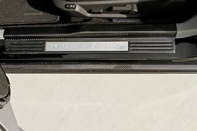 2005-2014 Mustang Carbon Fiber LG108 Door Sills - view 3