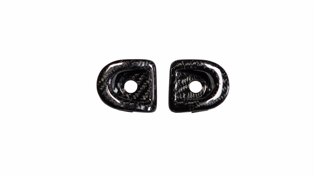 2005-2014 Mustang Carbon Fiber LG83 Door Lock Inserts