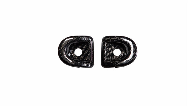 2005-2014 Mustang Carbon Fiber LG83 Door Lock Inserts