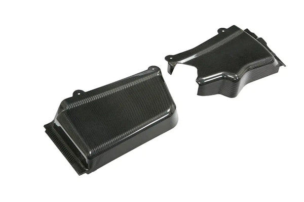 2005-2014 Mustang GT500 Carbon Fiber LG71KR Battery & Master Cylinder Covers - view 2
