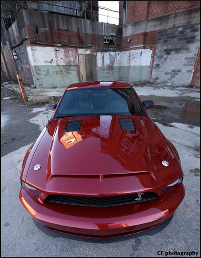 2007-2009 Mustang GT500 Fiberglass A53KR Ram Air Hood - view 2