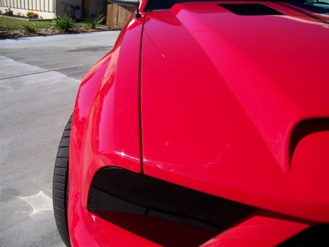 2007-2009 Mustang GT500 Fiberglass A54KR Ram Air Hood - view 2