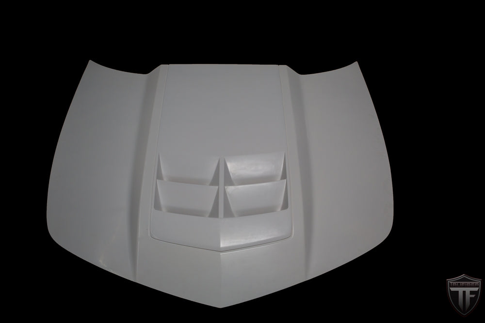2009-2013 Camaro Fiberglass A74 Heat Extractor Hood - view 4
