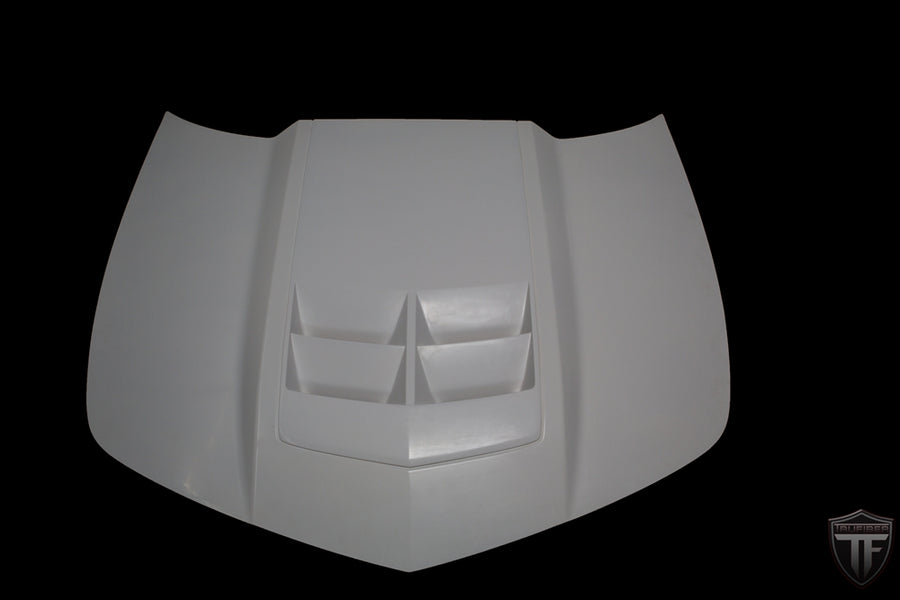 2009-2013 Camaro Fiberglass A74 Heat Extractor Hood - view 4