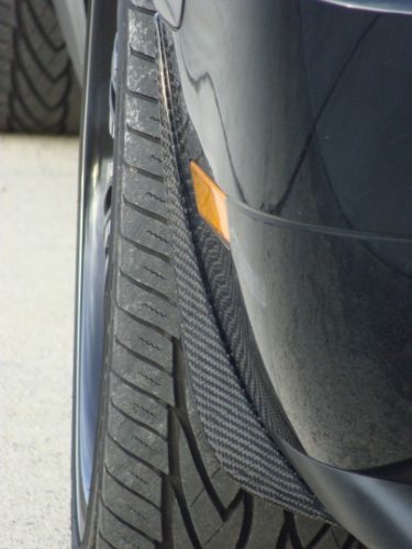 2009-2013 Challenger Carbon Fiber LG41 Front Splash Guards - view 2
