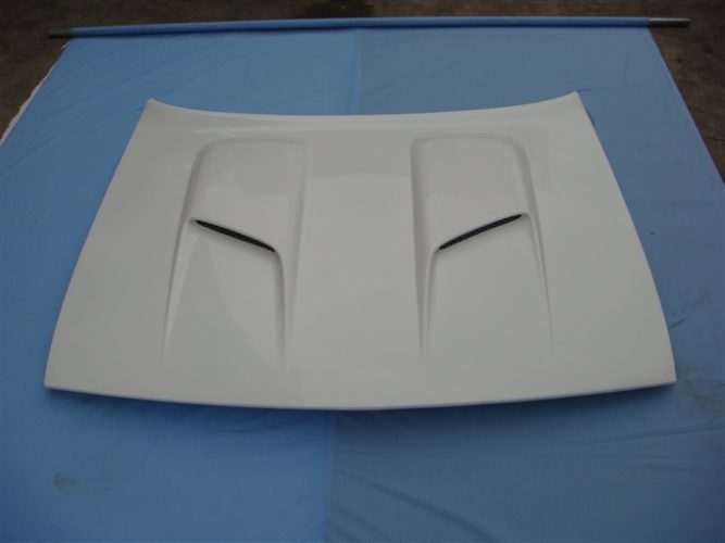 2009-2015 Challenger Fiberglass A60 Hood - view 3