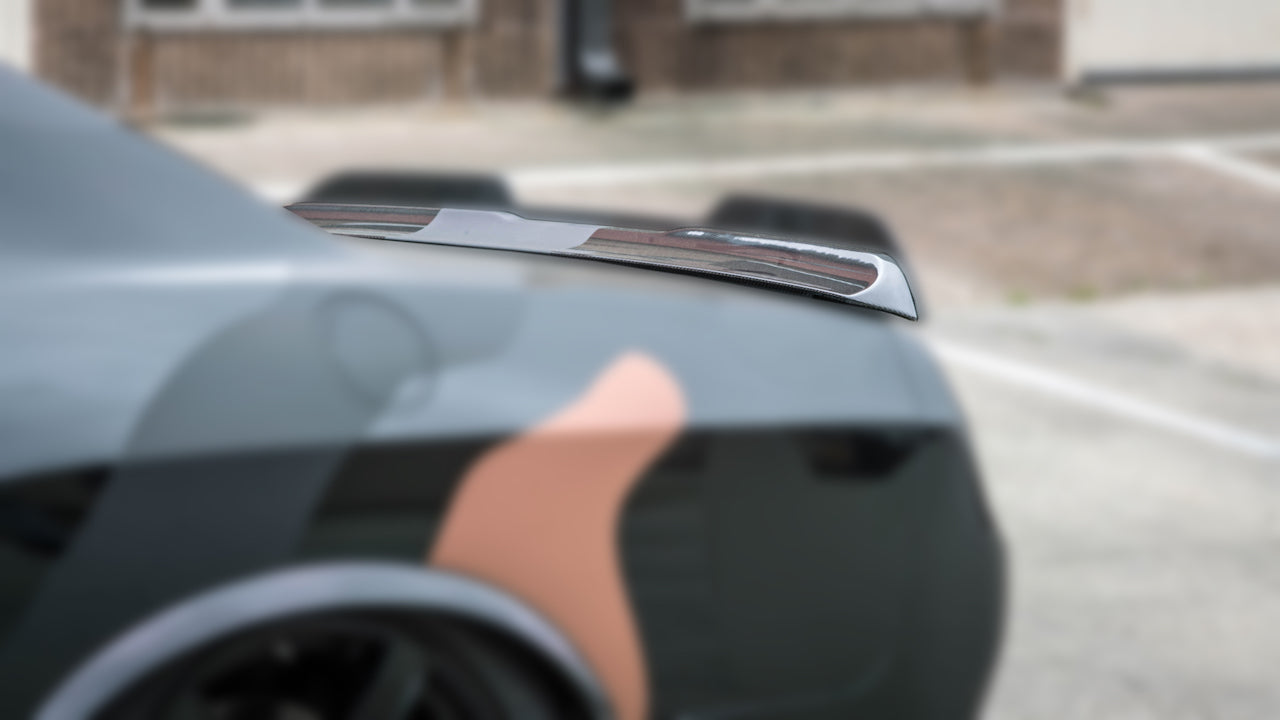 2009-2019 Challenger Carbon Fiber DCA67 Rear Spoiler - view 3
