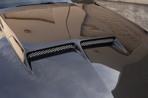 2010-2012 Mustang Carbon Fiber A42 Ram Air Hood - view 2