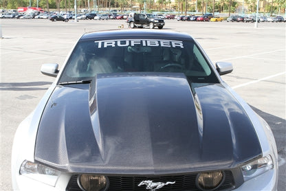 2010-2012 Mustang Carbon Fiber A49-3 Heat Extractor Hood (V6/GT) - view 3