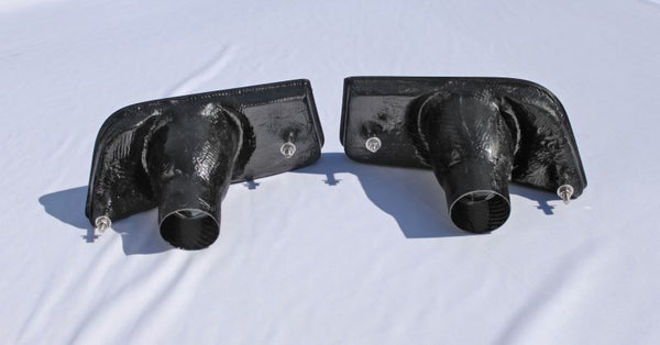 2010-2012 Mustang Carbon Fiber LG78 Brake Ducts - view 2