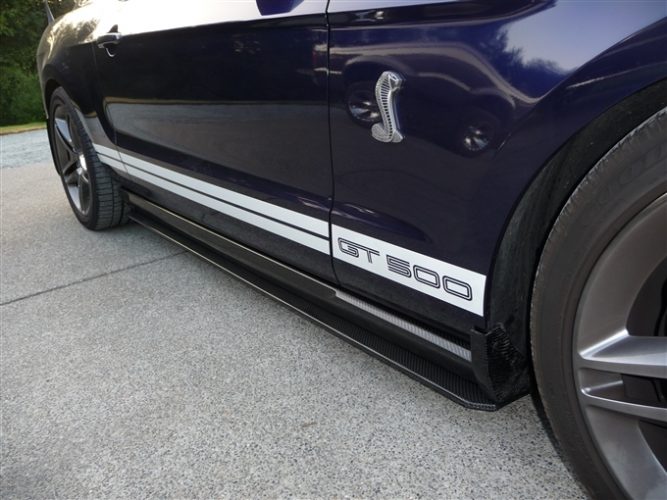 2010-2012 Mustang Carbon Fiber XR4 Side Skirts - view 2