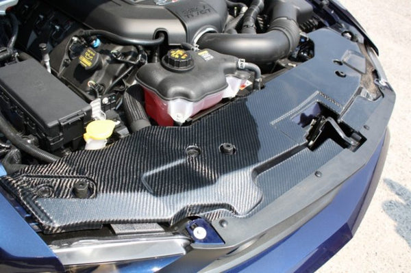 2010-2012 Mustang Carbon LG46 Fiber Radiator Cover - view 2