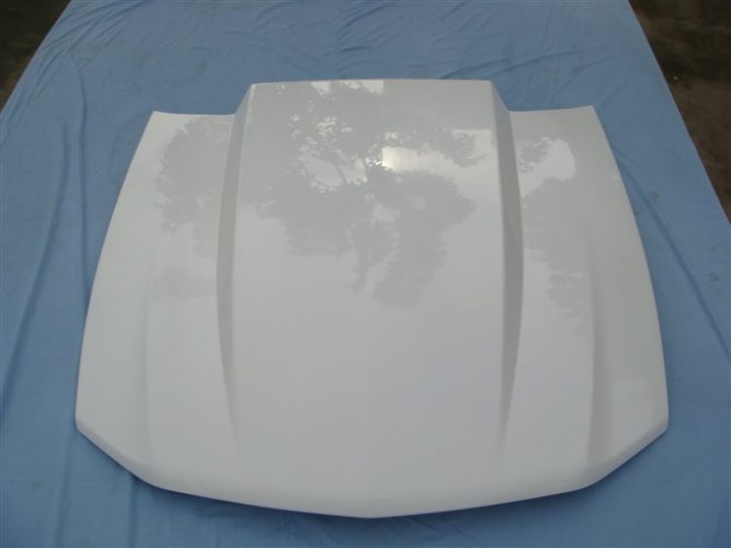 2010-2012 Mustang Fiberglass A49-3 Heat Extractor Hood - view 4