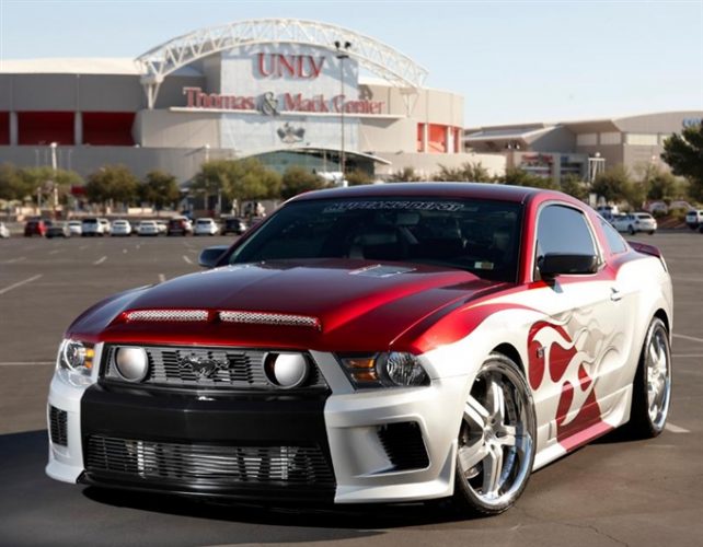 2010-2012 Mustang Fiberglass A53 Ram Air Hood