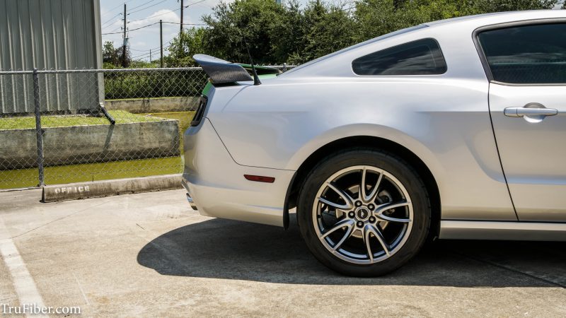 2010-2014 Mustang Carbon Fiber DCA63 Rear Spoiler - view 3
