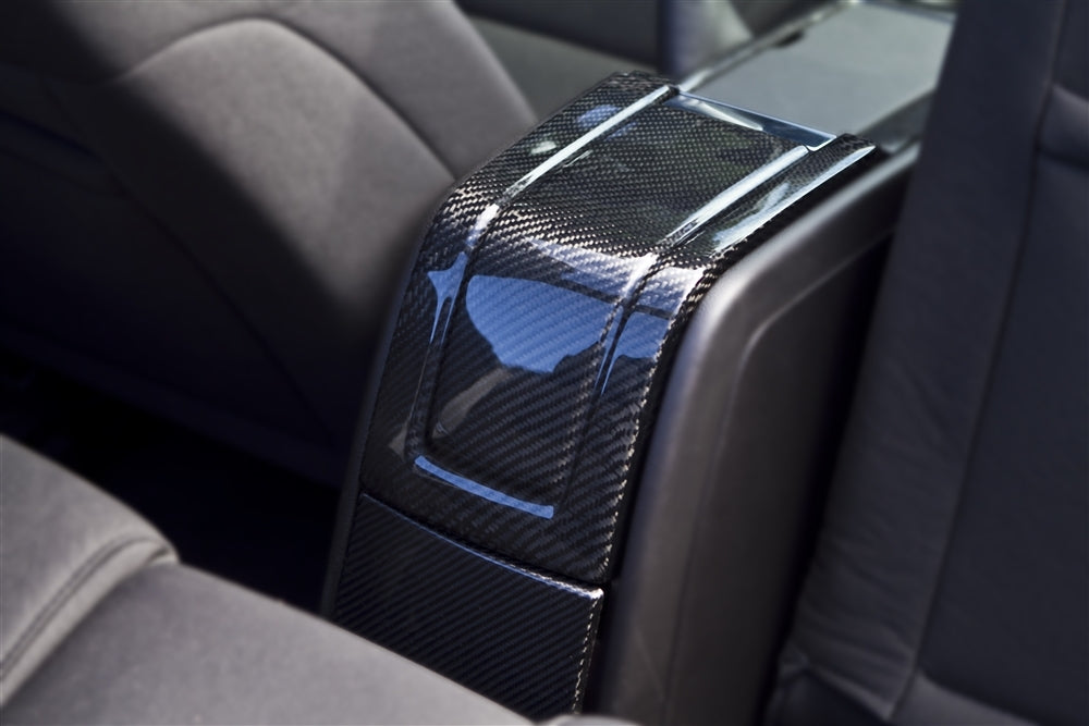 2010-2014 Mustang Carbon Fiber LG121 Arm Rest Cover and Extension - view 2