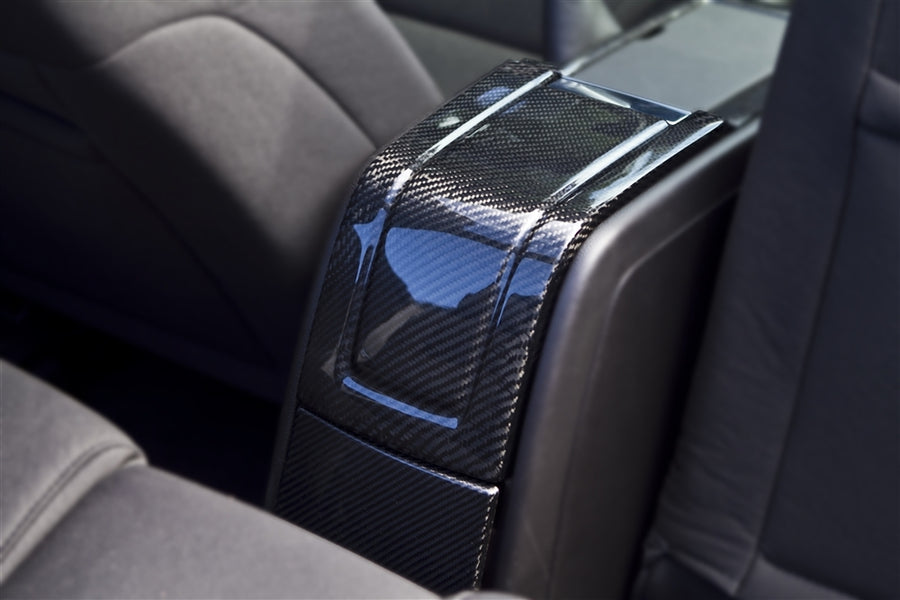 2010-2014 Mustang Carbon Fiber LG121 Arm Rest Cover and Extension - view 2