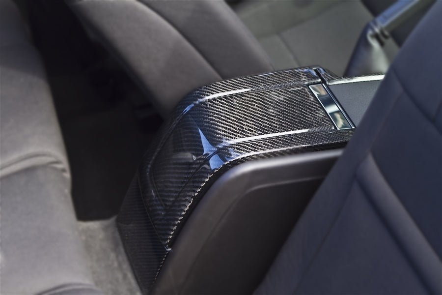 2010-2014 Mustang Carbon Fiber LG121 Arm Rest Cover and Extension - view 3