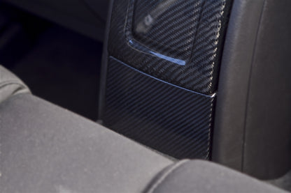 2010-2014 Mustang Carbon Fiber LG121 Arm Rest Cover and Extension - view 4