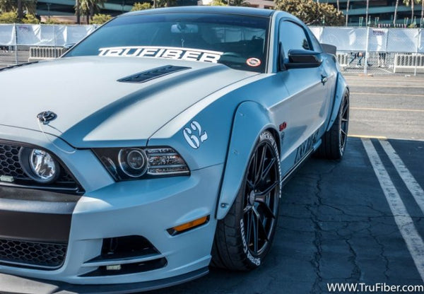 2010-2014 Mustang Carbon Fiber LG219-T Front Fender Flares - view 2