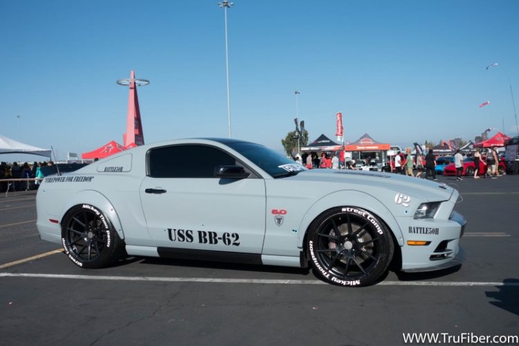 2010-2014 Mustang Carbon Fiber LG219-T Front Fender Flares - view 3